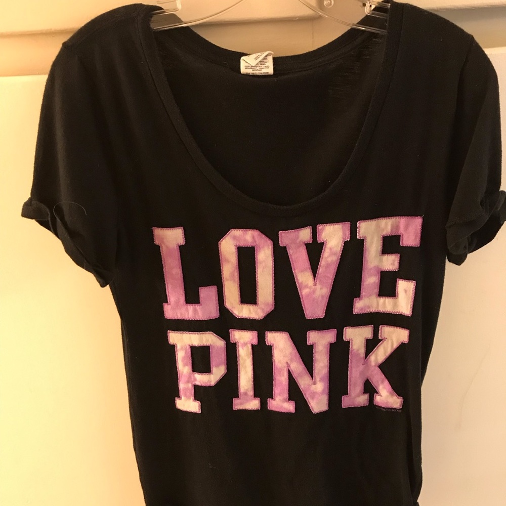 Large black Victoria’s secret PINK shirt